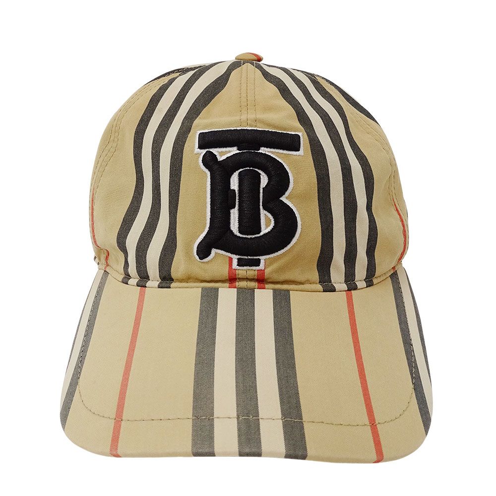 Burberry バーバリーストライプキャップ M - メルカリ