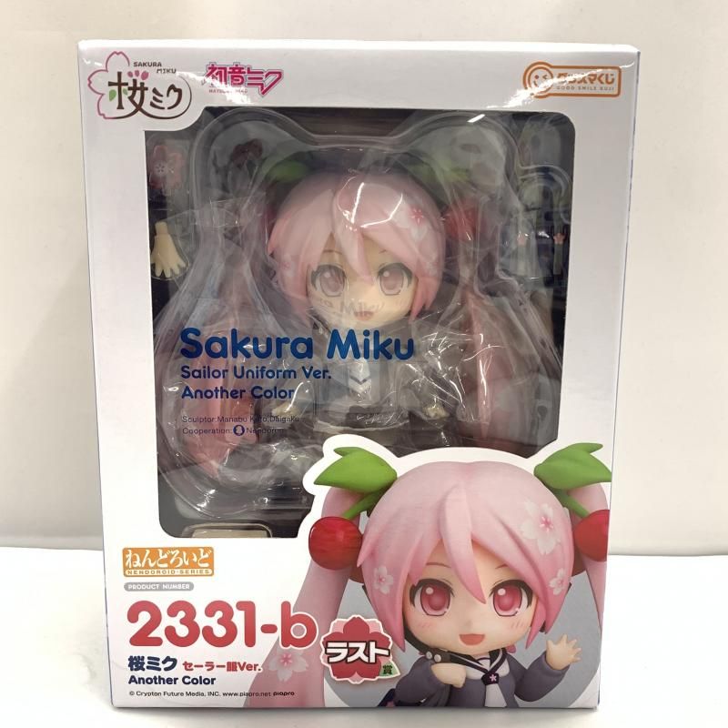 中古】グッスマくじ ラスト賞 ねんどろいど 桜ミク セーラー服