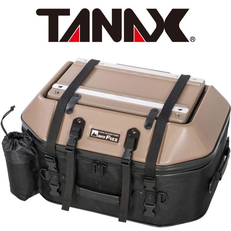 TANAX タナックス MOTO FIZZ キャンプテーブル シートバッグ MFK-270 ブラウン 45L トップケース リアボックス
