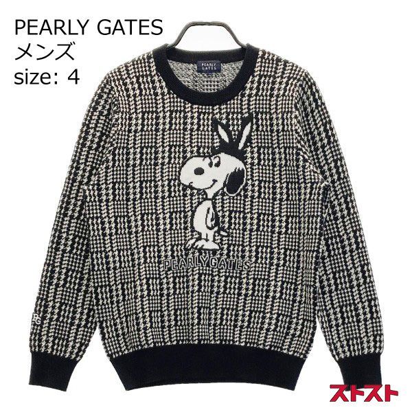 PEARLY GATES パーリーゲイツ ニット セーター スヌーピー 千鳥
