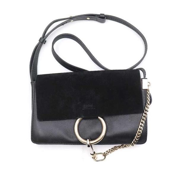 ChloeクロエFAYESMALLレザーショルダーバッグブラック - メルカリ 