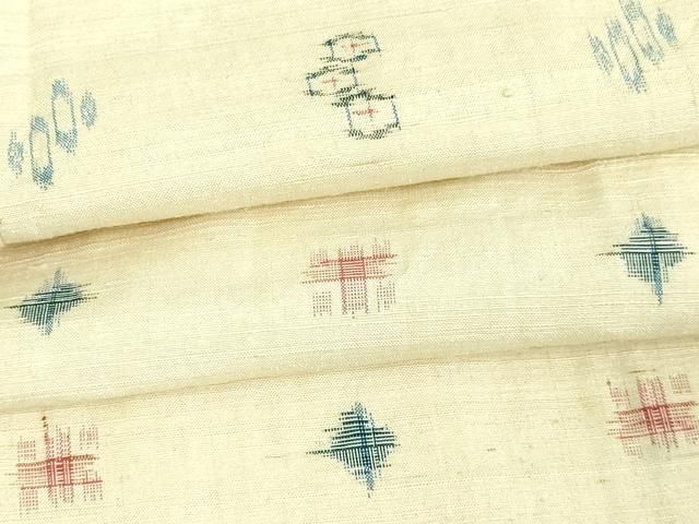 平和屋着物▽上質な紬 単衣 吉祥文 正絹 逸品 DAAV9627sf - メルカリ