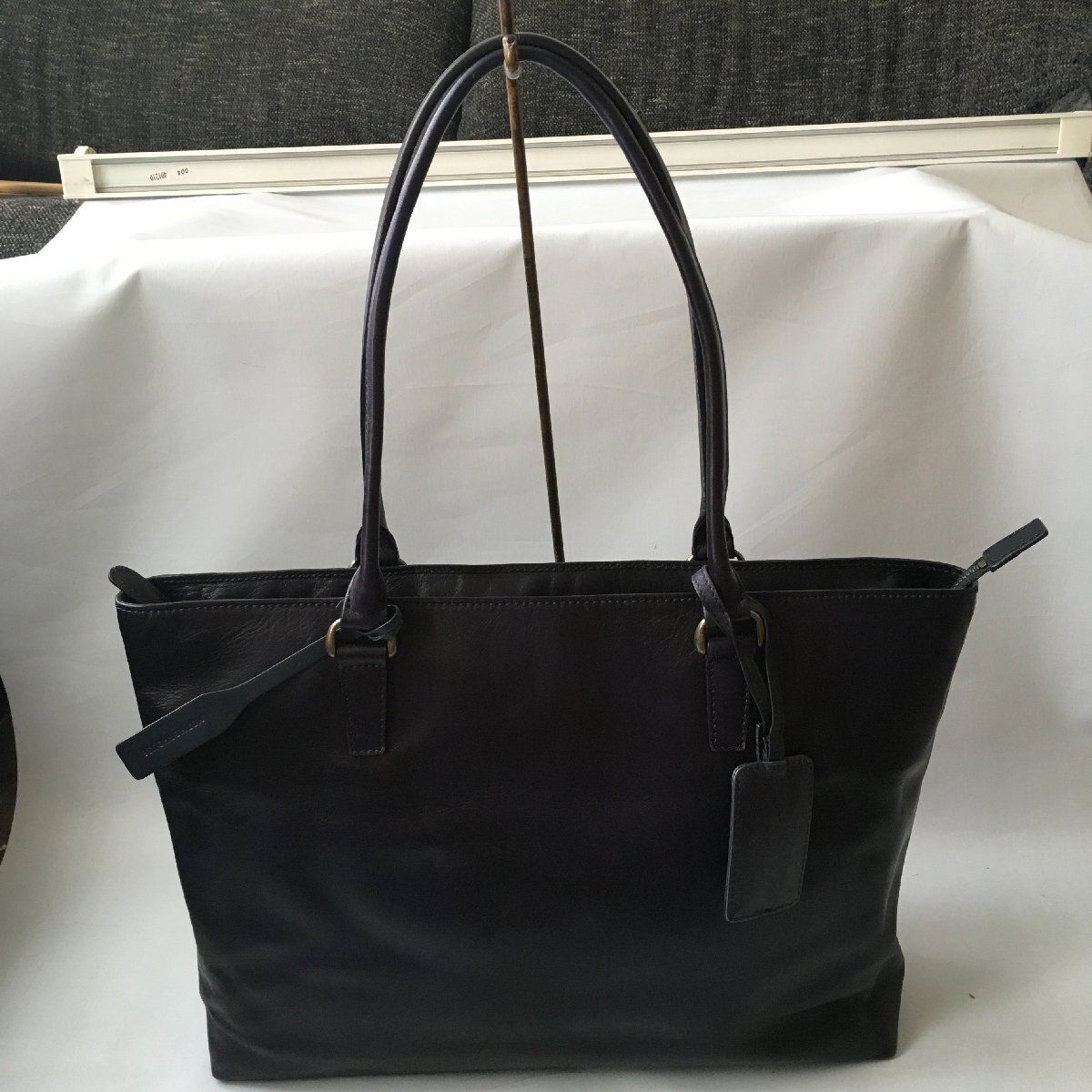 美品 MOTHER HOUSE マザーハウス アンティークスリム レザー トート