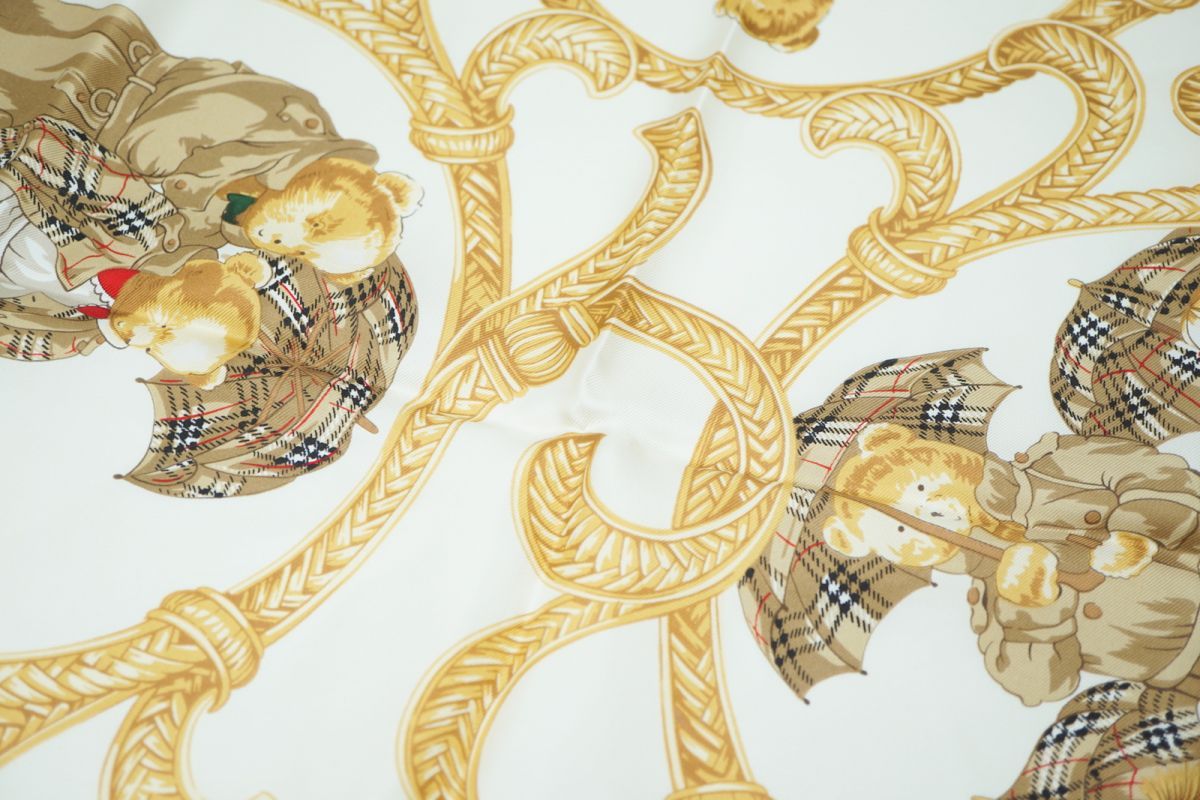 チェック テディベア