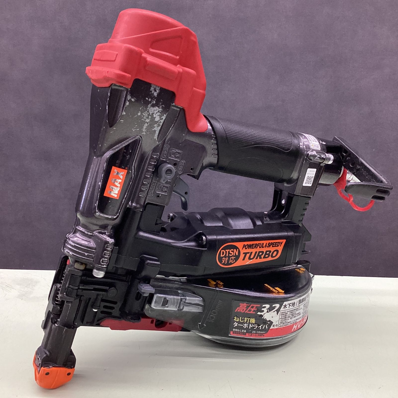 マックス MAX 高圧エアネジ打機 HV-R32G2-G 草加店
