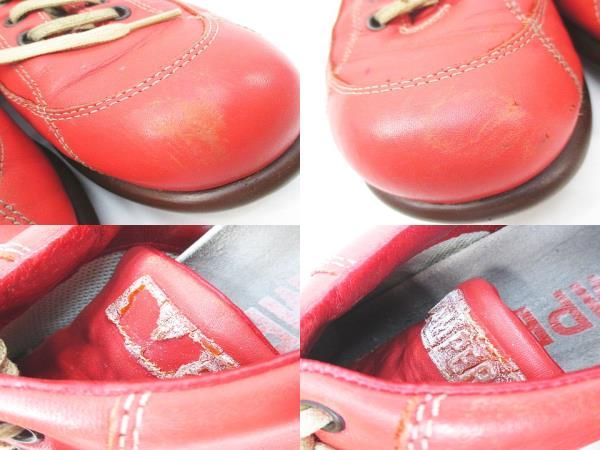 カンペール CAMPER ローカットスニーカー 40 レッド 赤 レザー