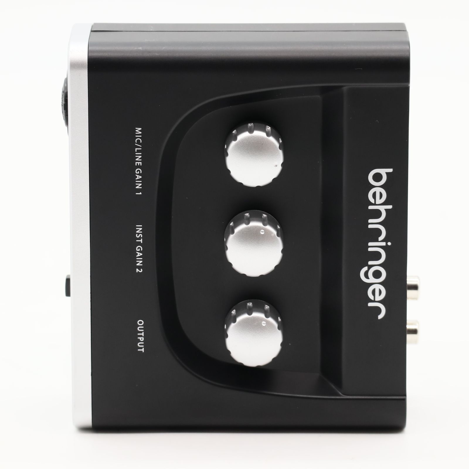 ベリンガー 2入力2出力 USBオーディオインターフェース ブラック