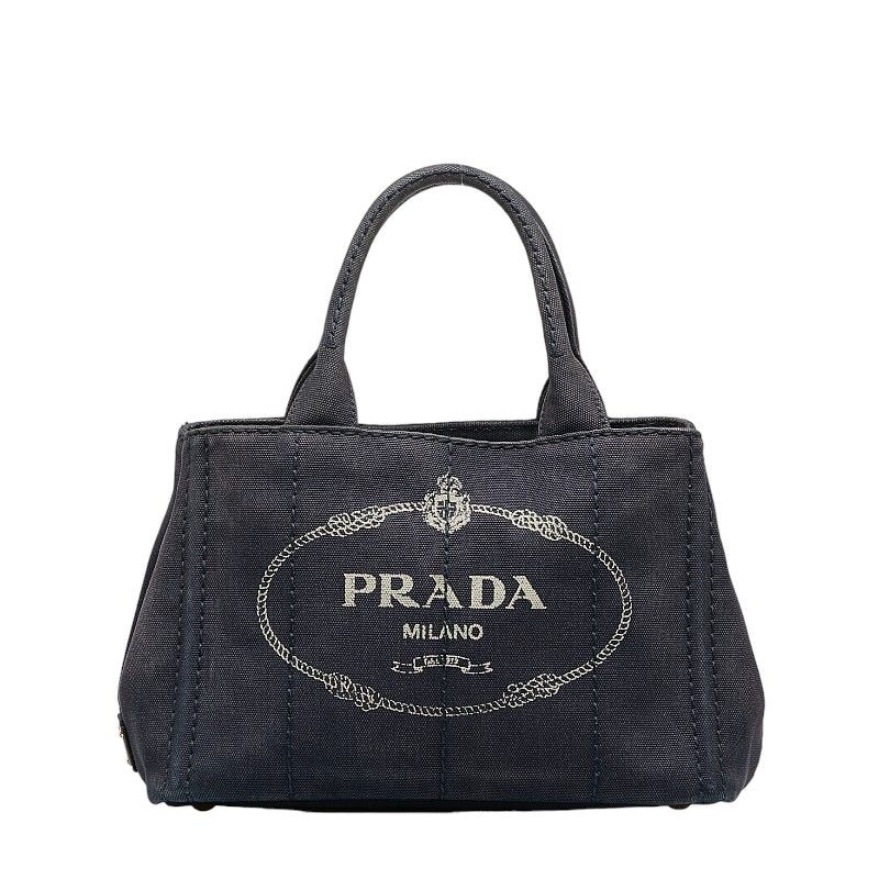 プラダ カナパSS ハンドバッグ ショルダーバッグ 2WAY ネイビー キャンバス レディース PRADA【1-0131598】 - メルカリ