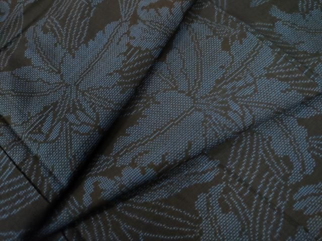 平和屋着物○本場大島紬 9マルキ 百合 正絹 逸品 未使用 CAAW8566yc