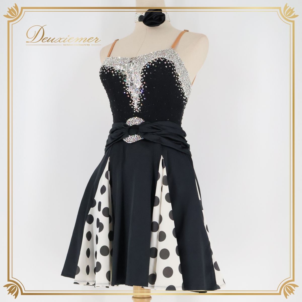 Chacott チャコット ブラックデザインドレス 社交ダンス 【公式通販】