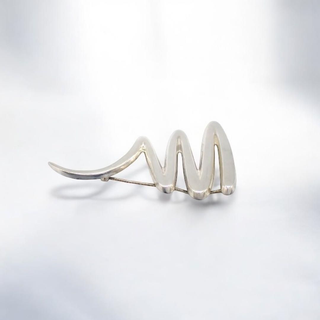 ティファニー スクリブル ラージ ブローチ 大ぶり 925 シルバー 3122