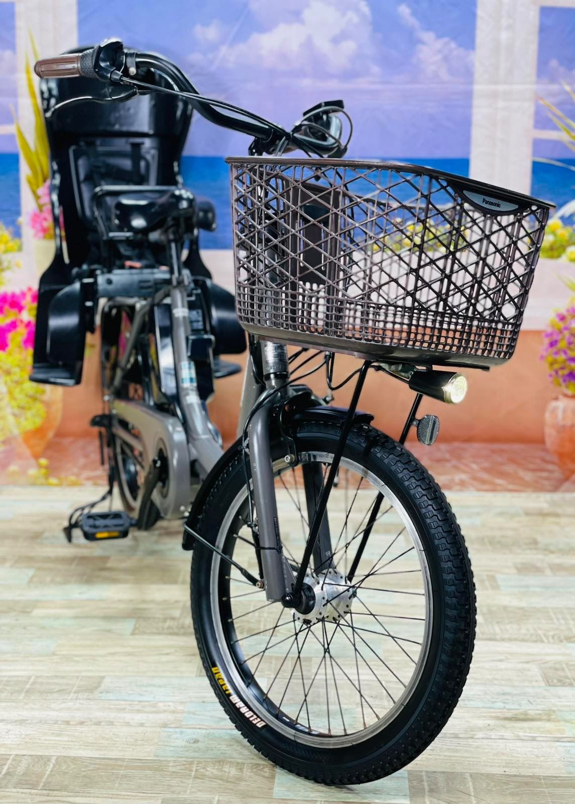 ギュットアニーズ⭐️13AH！パナソニック子供乗せ電動アシスト自転車Y2204