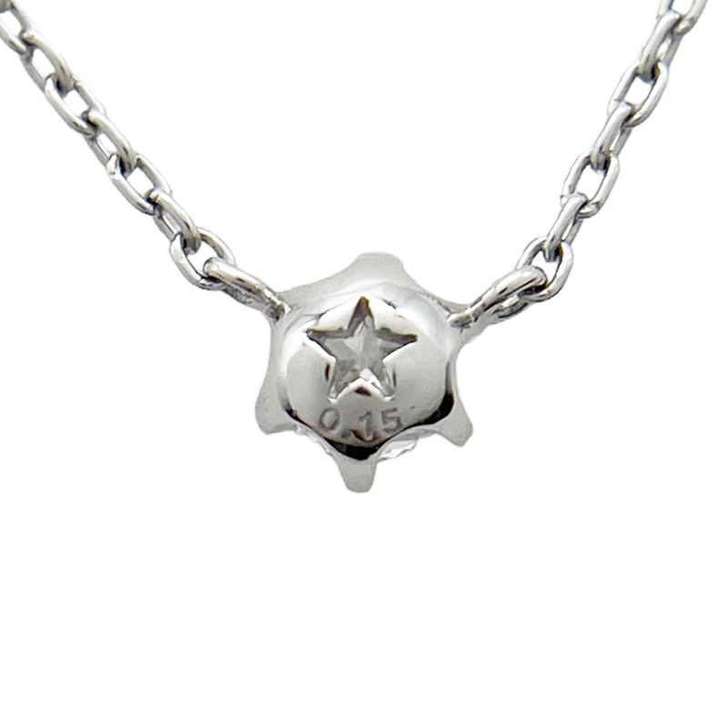 スタージュエリー STAR JEWELRY ダイヤモンド ネックレス Pt950