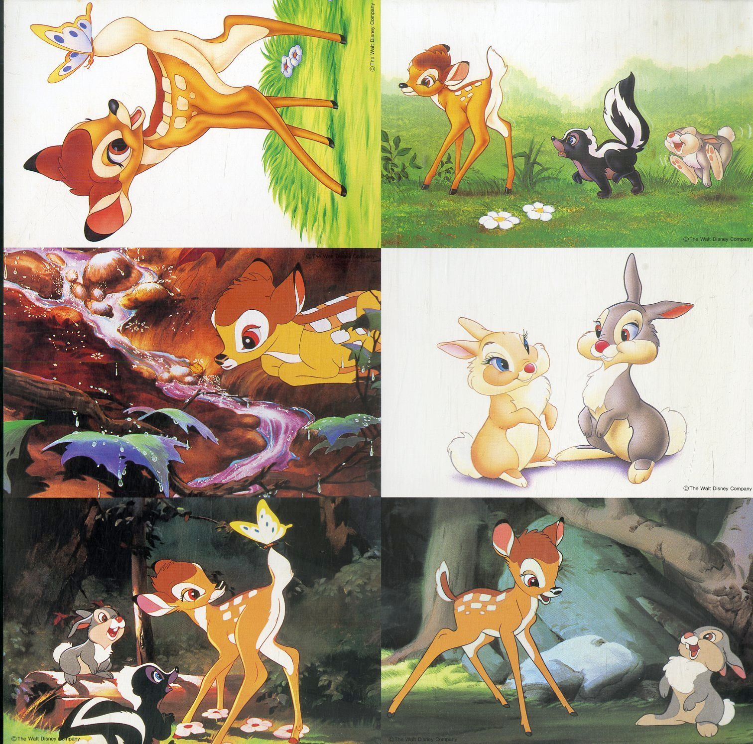 バンビ Bambi ディズニー公式 ヴィンテージ ステンドグラス 55周年記念 バンビ Bambi ウォルト・ディズニー公式 ヴィンテージ ステンドグラス