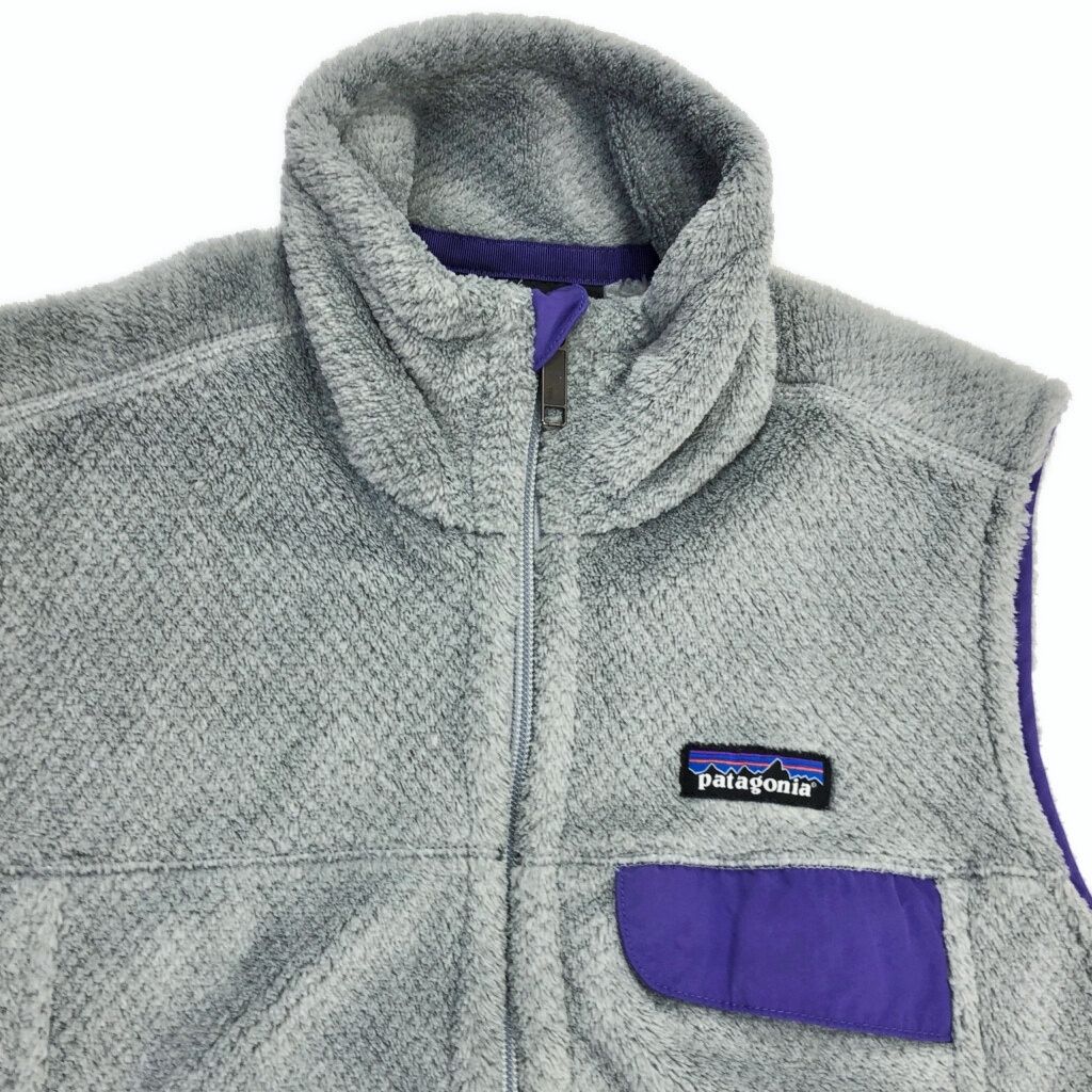 はむしろう patagonia フリース ベスト M グレー/パープル 楽天市場】パタゴニア ベスト（カラーパープル）（メンズ