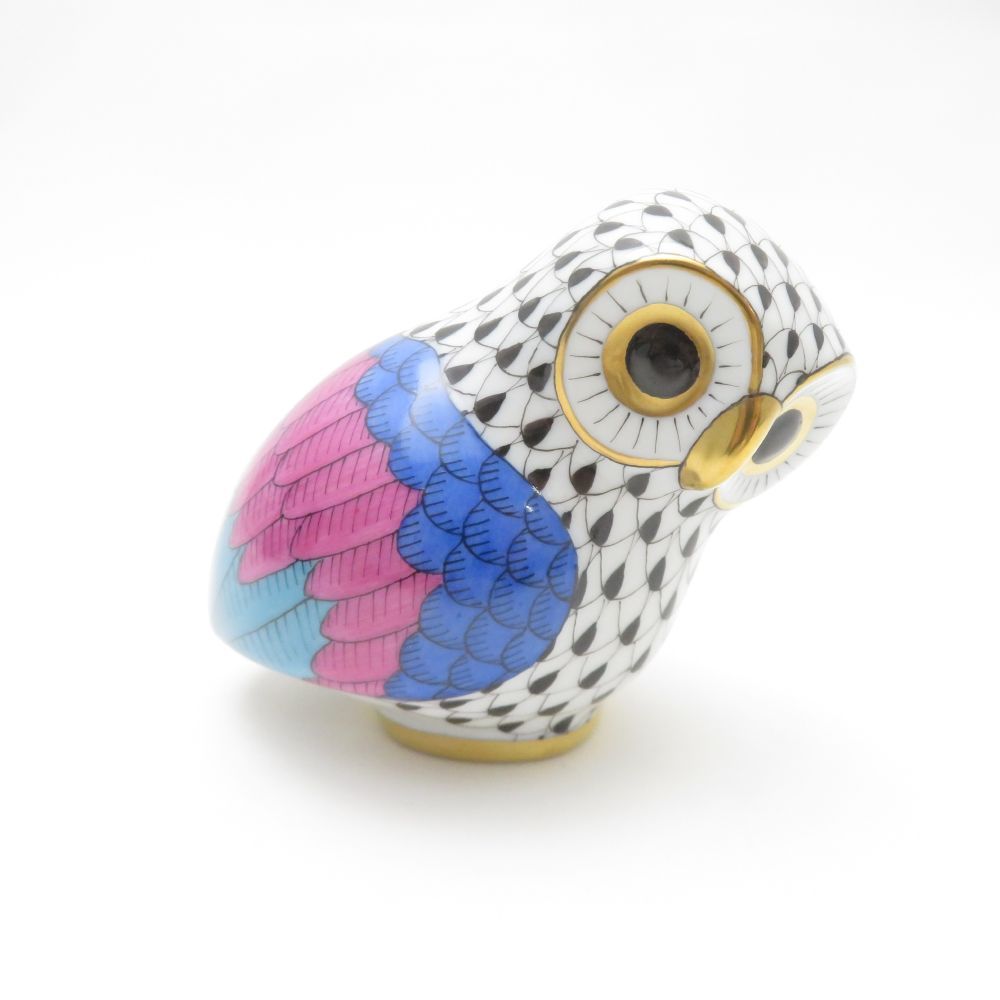 ヘレンド 世界のふくろう 2005年 3000個限定 コリントのふくろう ヘレンド フィギュリン 世界のふくろうコレクション（2005年