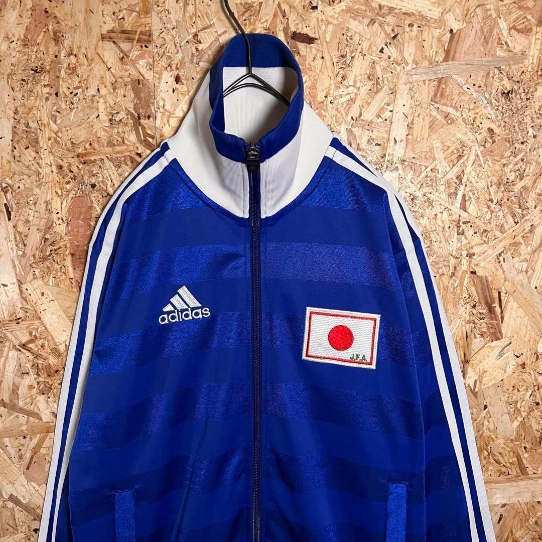 00s アディダス 日本代表 トラックジャケットジャージ 日章旗 日本保守