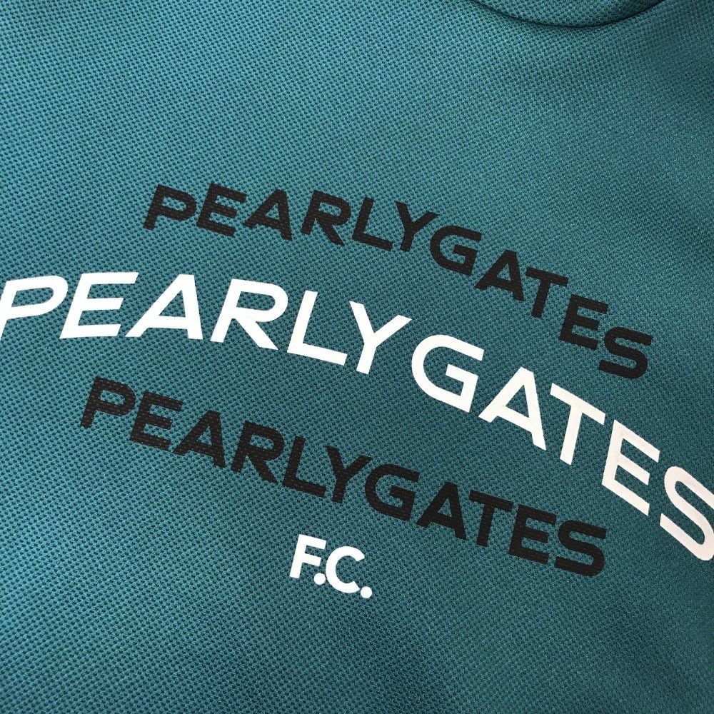 サイズ：5 PEARLY GATES パーリーゲイツ 2024年モデル ダンボールニット 長袖トレーナー  グリーン系 [240101356658] ゴルフウェア メンズ ストスト サイズ：5 PEARLY GATES パーリーゲイツ 2024年モデル