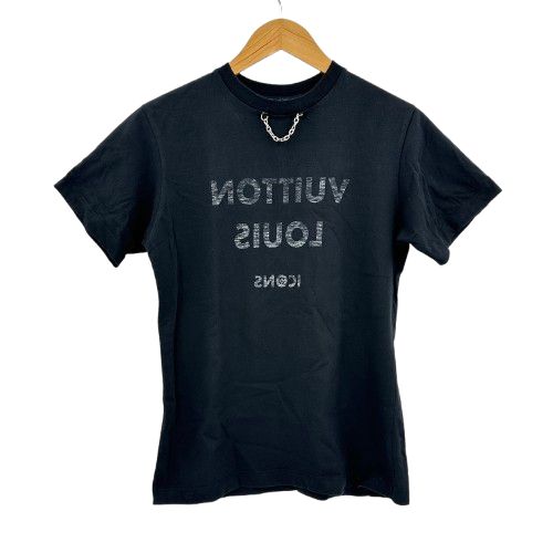 ♪ Louis Vuitton ルイヴィトン FJTS18 Tシャツ 反転 ロゴチェーン 