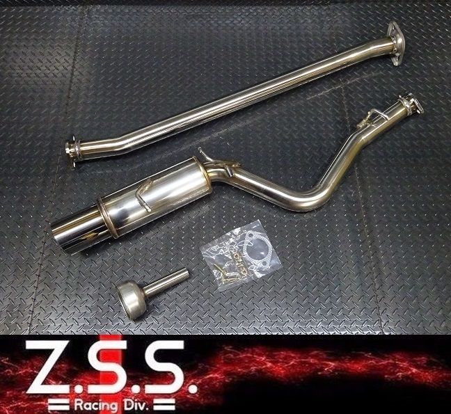 Z.S.S. ZN8 GR86 ZD8 BRZ 競技用 ストレート マフラー Z.S.S. Attack-ST ステンレス インナーサイレンサー付 片出し ハチロク