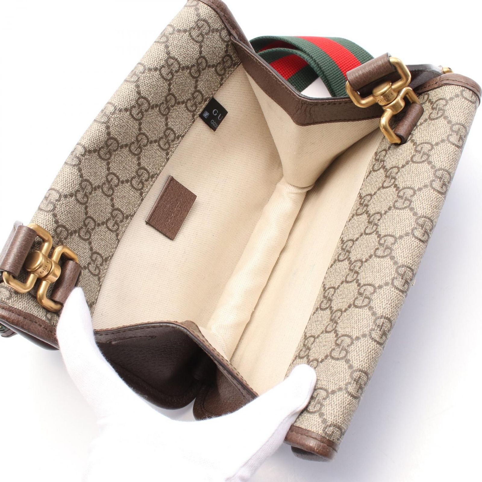 グッチ GUCCI ショルダーバッグ キャットヘッド GGスプリーム スモール  