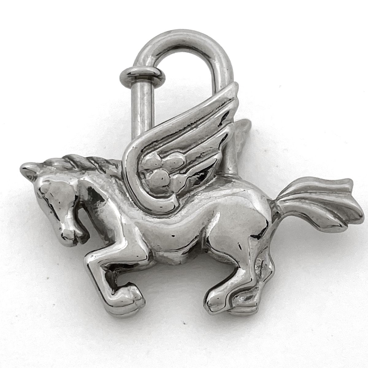 【美品⭐︎】HERMES(エルメス) カデナ ペガサス 1993年 シルバー エルメス：1993年限定シュバル=馬（ペガサス）カデナ／シルバー