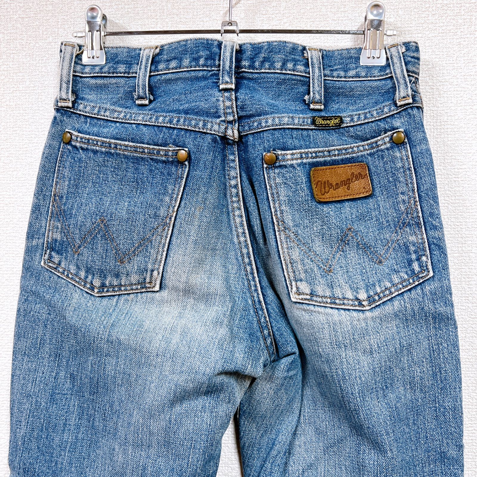 中古】レア 90s Wrangler ラングラー 日本製 ライトブルー レディース 