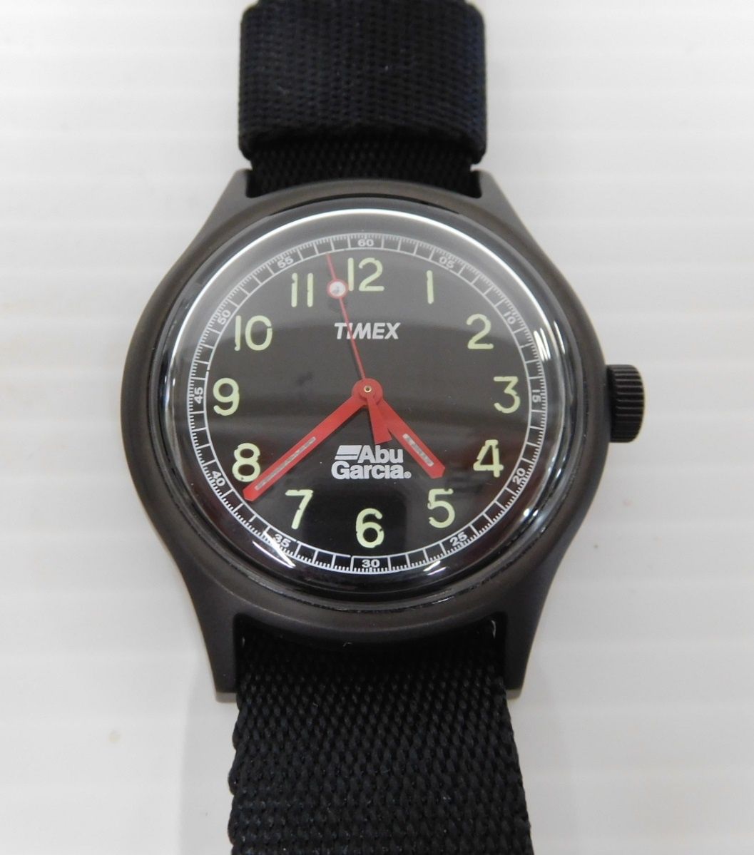 Timex x Abu Garcia Camper クォーツ ブラック TW2V37900 ケースあり囗 