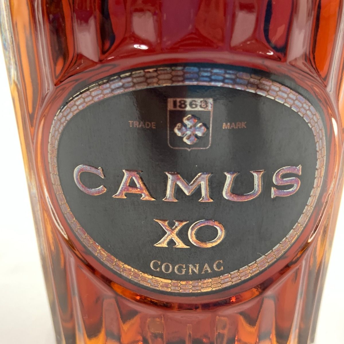 〇〇CAMUS カミュ XO ロングネック クリアボトル コニャック