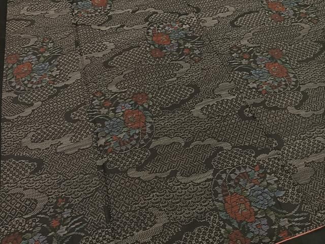 平和屋着物□本場大島紬 花車文 やまと誂製 正絹 逸品 BAAQ8876ow