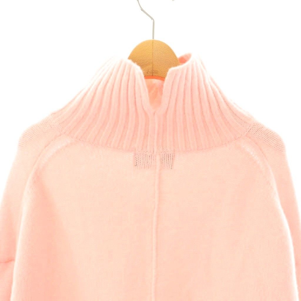 【美品】セブンテンバイミホカワヒト　ニット　セーター　カシミヤ混　ピンク 美品】セブンテンバイミホカワヒト ニット セーター カシミヤ混