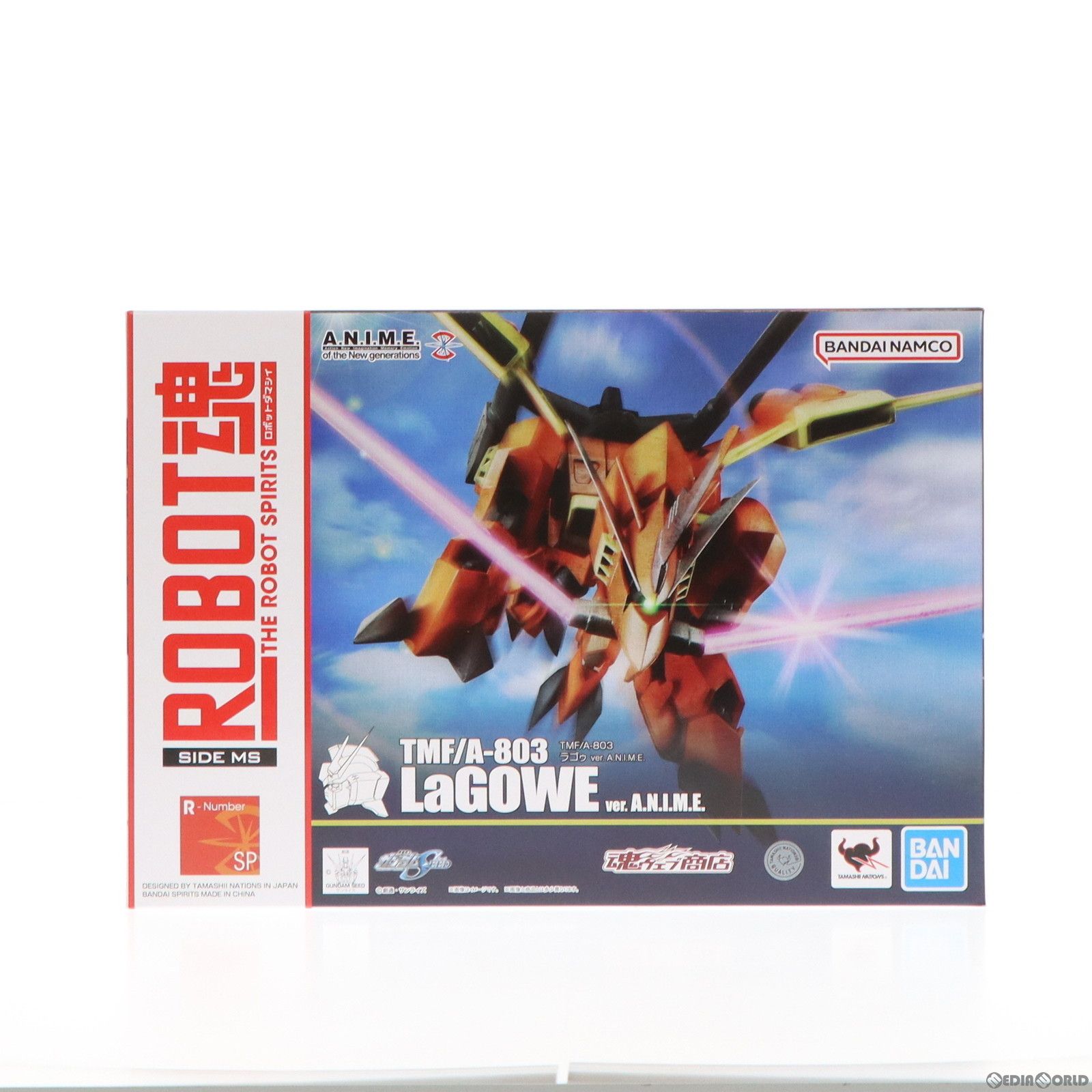 BANDAI - 魂ウェブ商店限定 ROBOT魂(SIDE MS) TMF/A-803 ラゴゥ ver. A.N.I.M.E. 機動戦士ガンダムSEED(シード) 完成品 可動フィギュア バンダイスピリッツ ROBOT魂 ＜SIDE MS＞ TMF/A-803 ラゴゥ ver. A.N.I.M.E. | 魂ウェブ