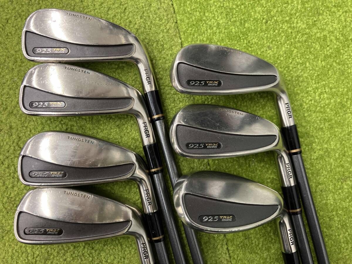 PRGR/925TR-X IRONS/MEDIUM BUTT SHAFT/5～9 S P 7本/アイアン