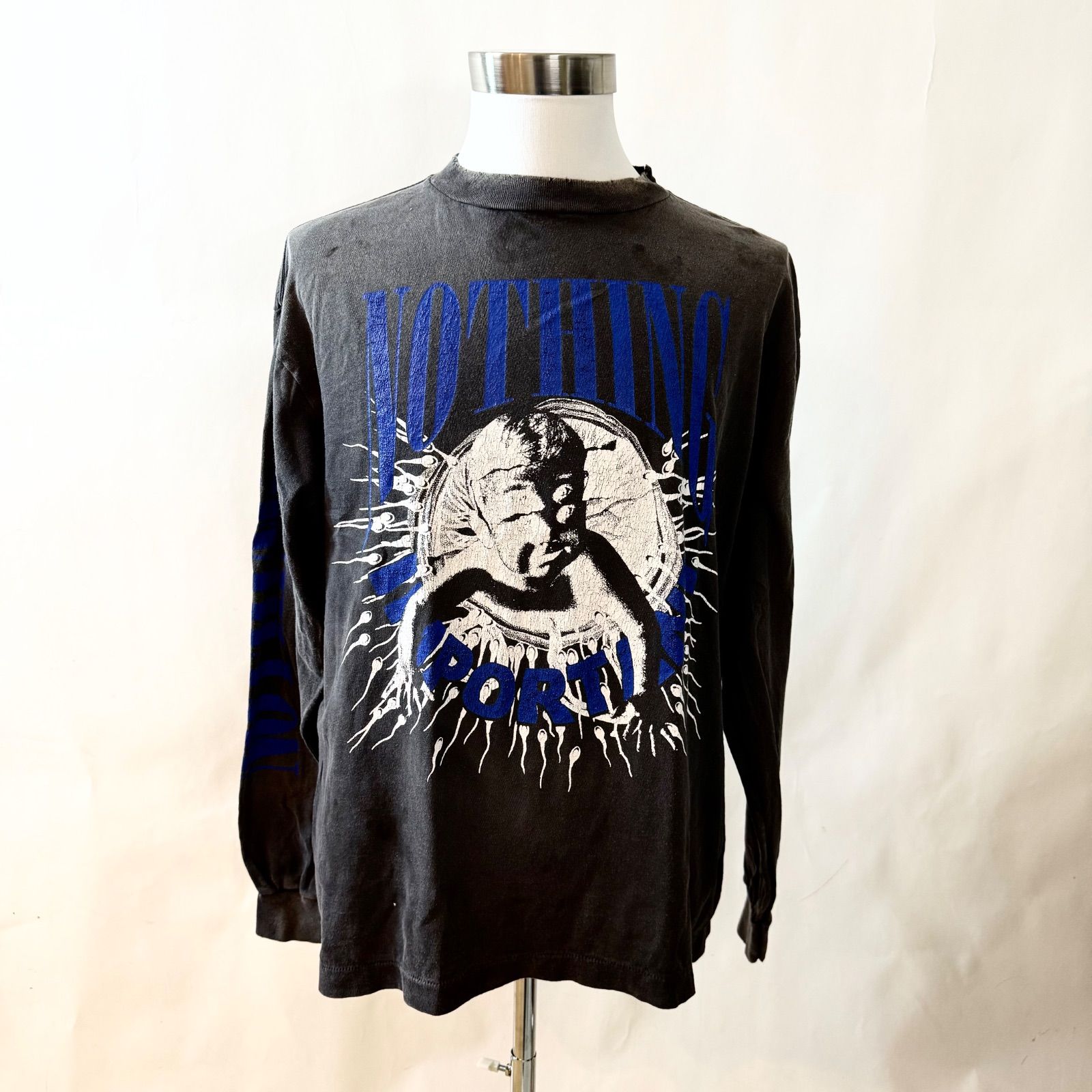 Saint Mxxxxxx セントマイケル ロンT NOTHING IMP KK_LS TEE  SM-YS1-0000-C35