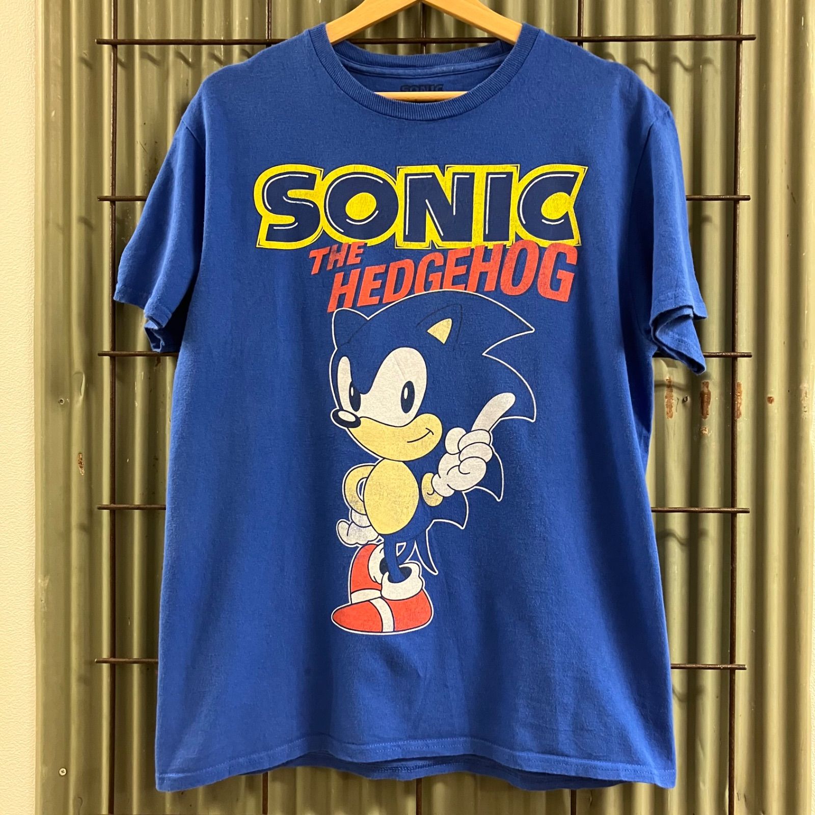 激レア】 SEGA セガ 半袖 Tシャツ ソニック sonic プリント S - T