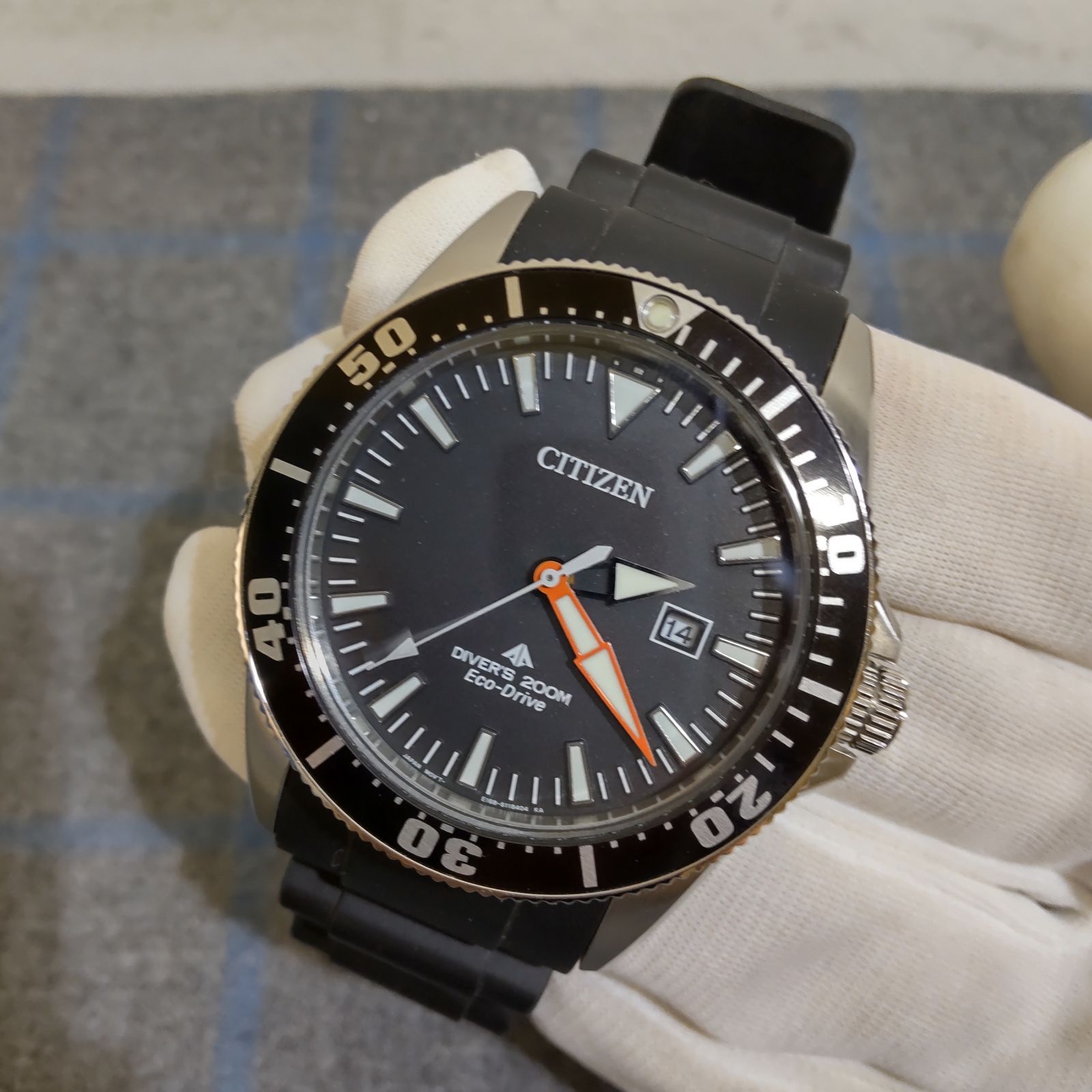 稼働品】CITIZEN シチズン プロマスター エコドライブ ダイバー 200M 