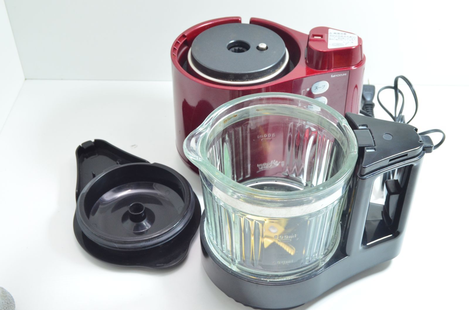 美品】 コイズミ vitalie ビタリエ KSM-1000 レッド スープ