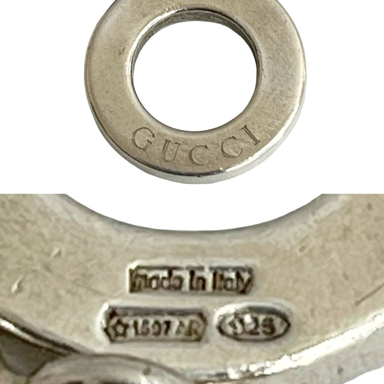 極 美品 希少品 GUCCI グッチ ロゴ モチーフ シルバー925 ボール