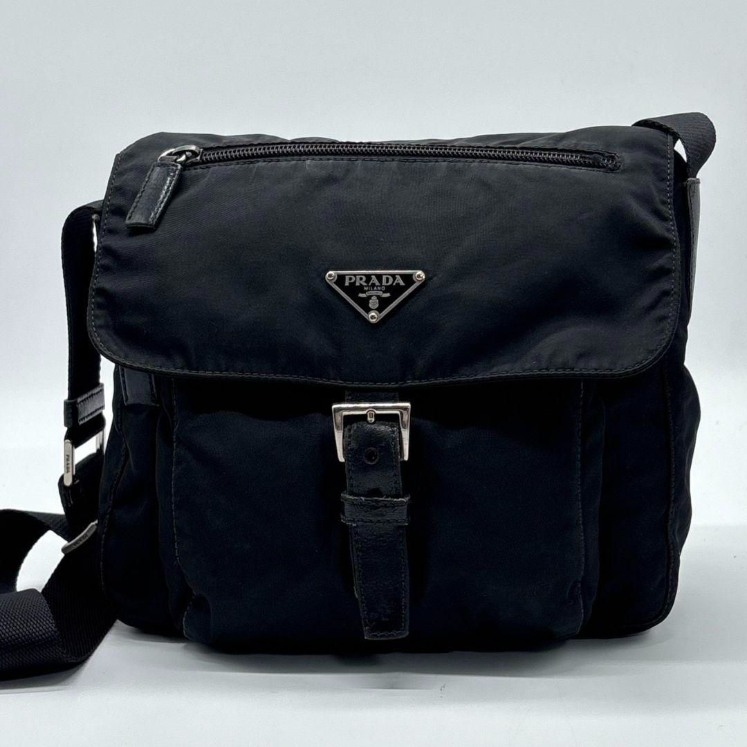 現行近・極美品 プラダ PRADA テスート ナイロン ショルダー