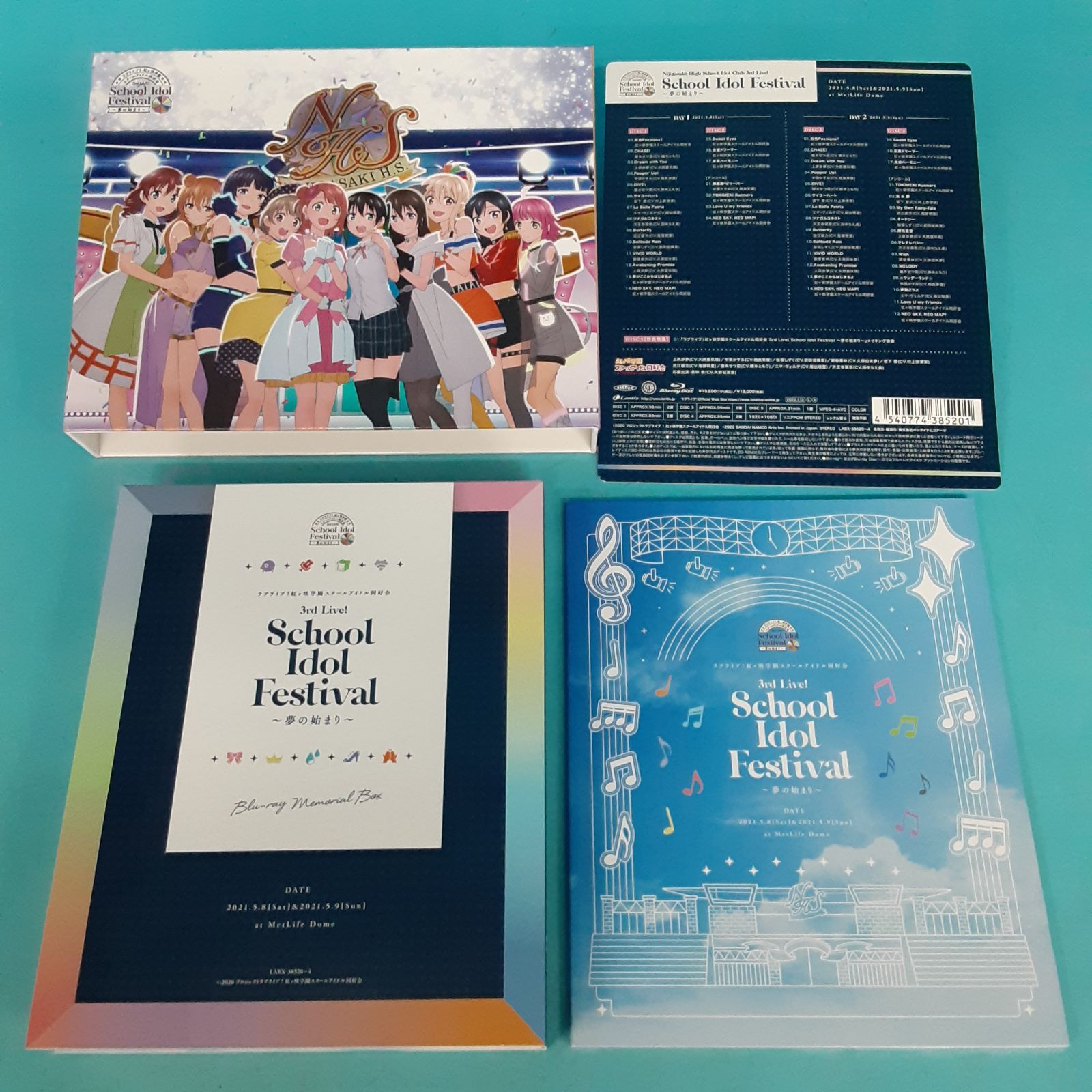 Blu-ray】ラブライブ!虹ヶ咲学園スクールアイドル同好会 3rd Live! School Idol Festival -夢の始まり-  完全生産限定版 / 邦楽ブルーレイ / 声優 / ディスク (06-2024-1027-NA-006) - メルカリ