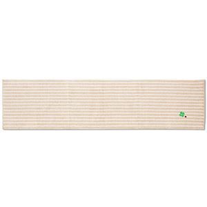 20個セット キッチンマット|台所マット 45×180cm 長方形 綿混 防滑加工 ナチュラルクローバー 〔キッチン用品〕