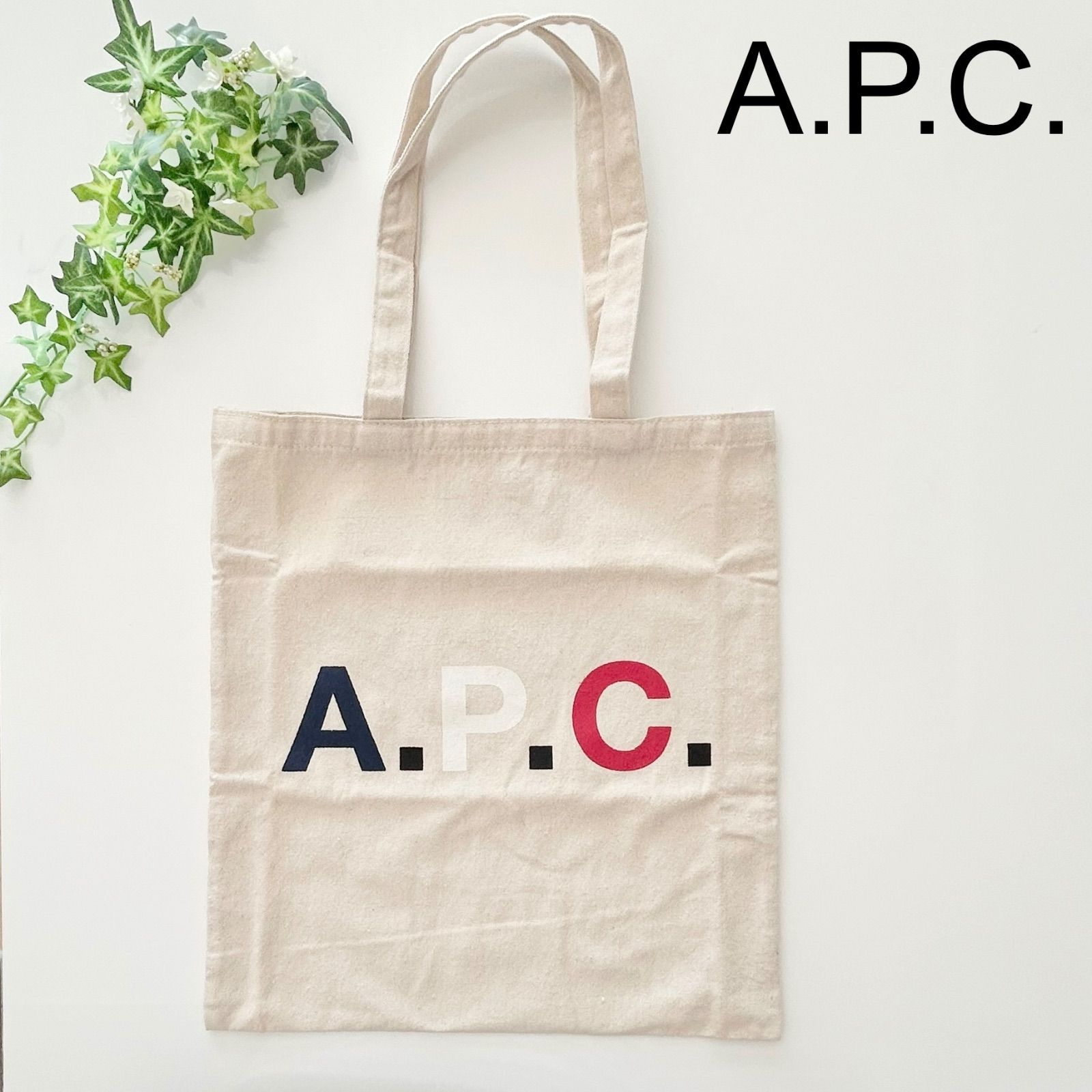 未使用品】【美品】A.P.C. アーペーセー キャンバストートバッグ トートバッグ ロゴトート - メルカリ