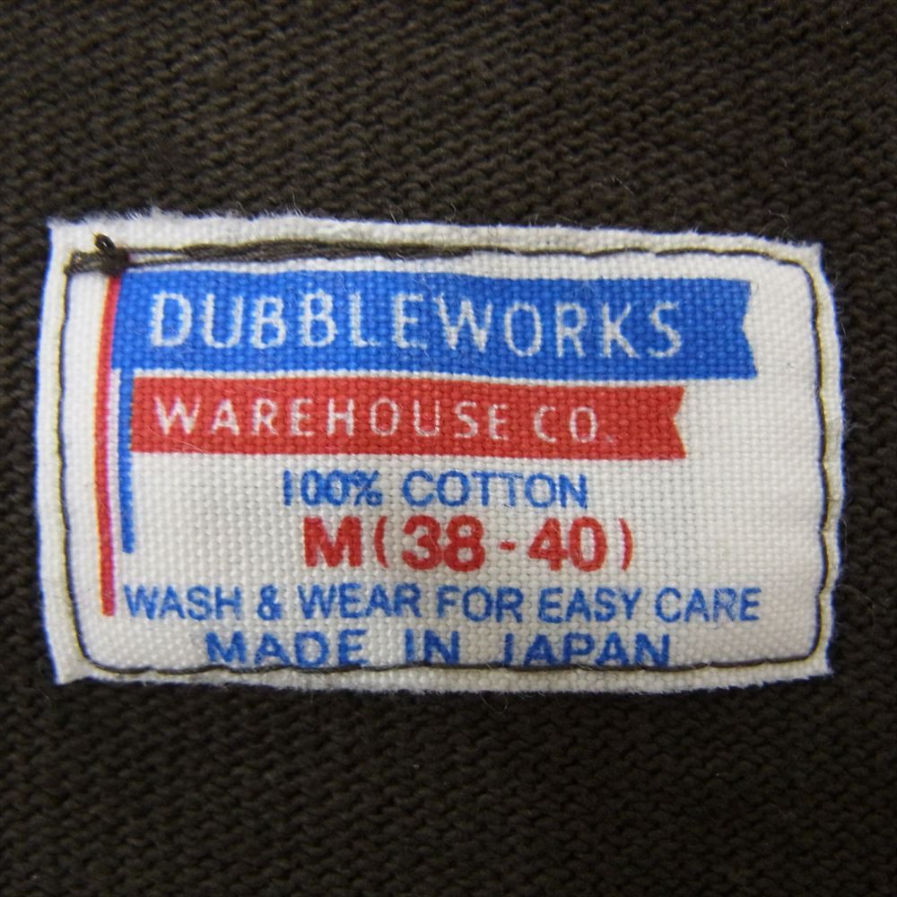 WAREHOUSE ウエアハウス ダブルワークス SAN JOSE プリント クルーネック 半袖 Tシャツ チャコール系 M【中古】