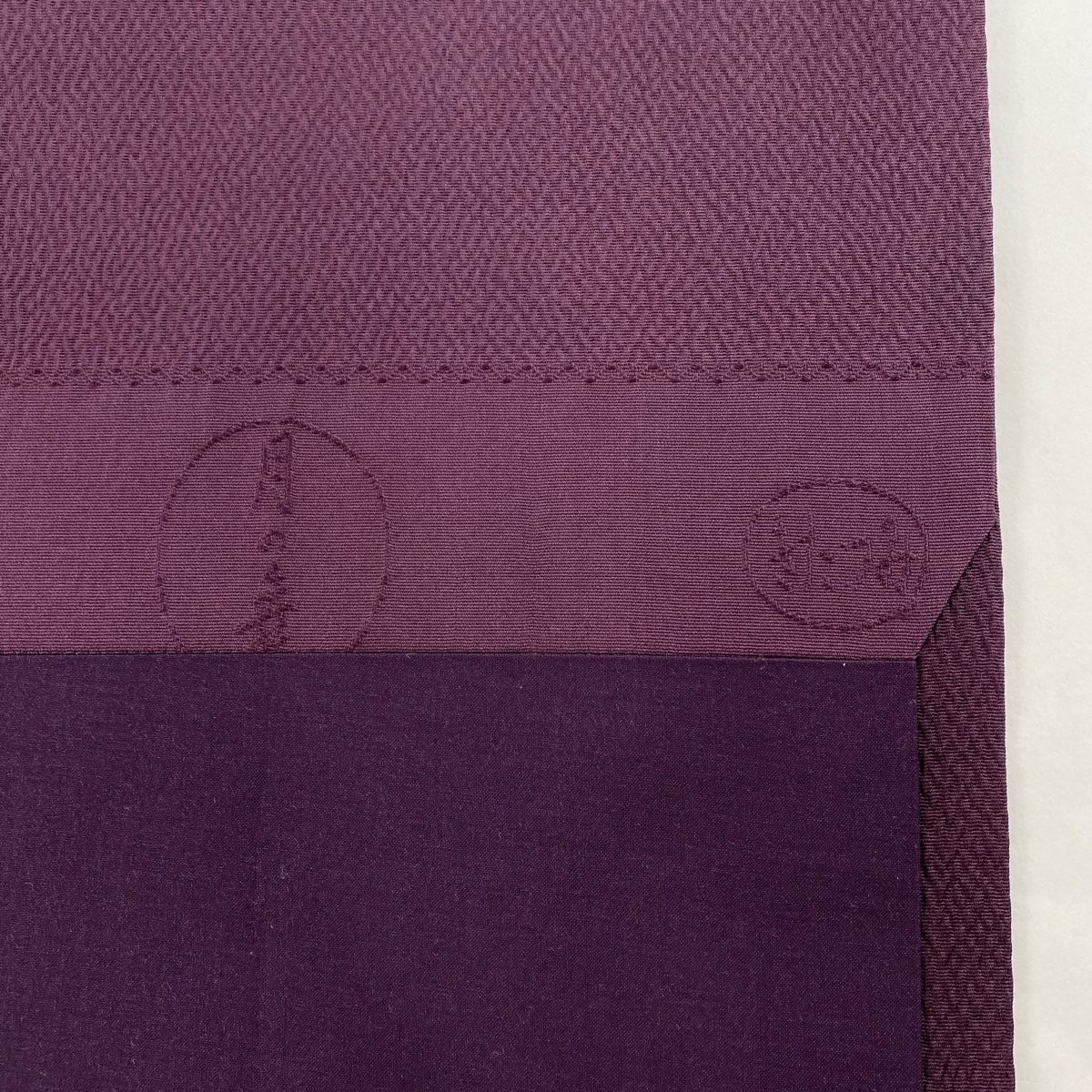 開き名古屋帯 秀品 椿 金糸 刺繍 紫 正絹 【中古】 - メルカリ