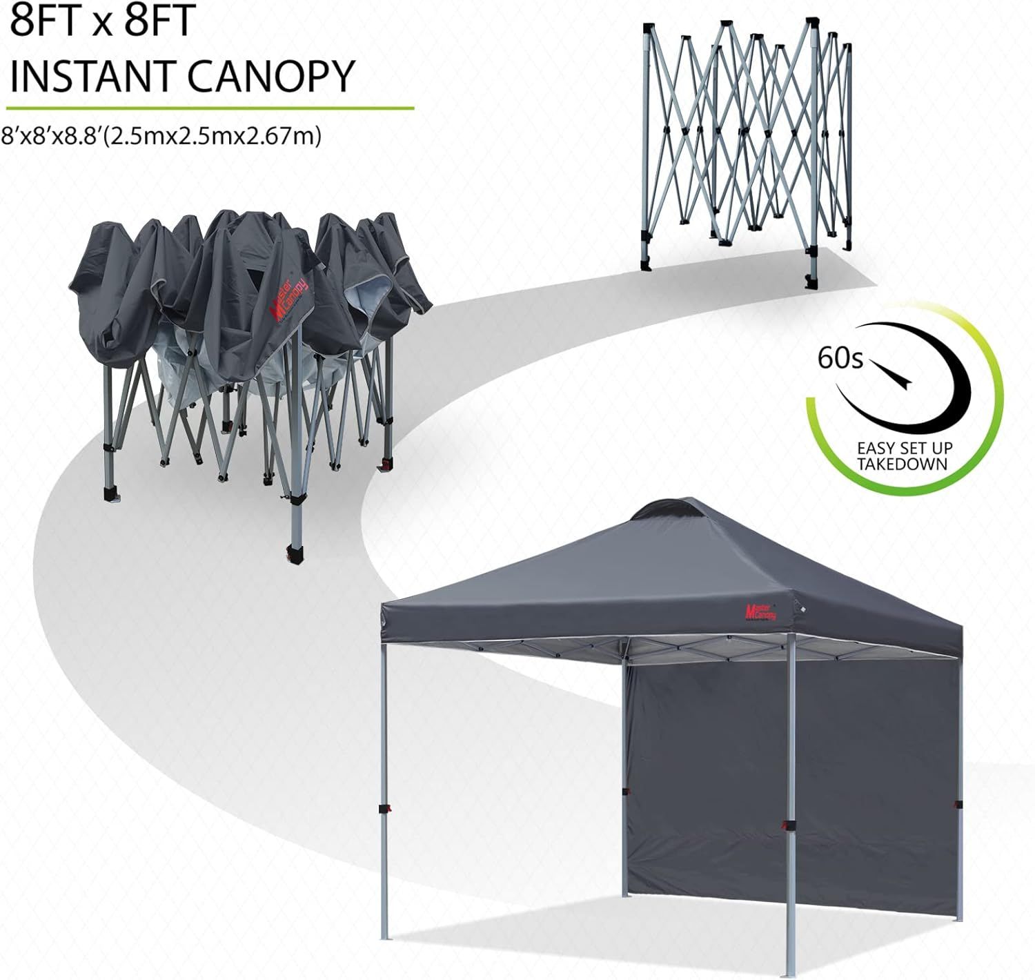 マスターキャノピー（MASTERCANOPY）タープテント ワンタッチ 3M 商用