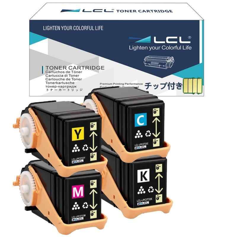 LCL エプソン用 LPC3T33 LPC3T33K LPC3T33C LPC3T33M LPC3T33Y 4色セット ブラック シアン マゼンタ イエロー 互換トナーカートリッジ 対応機種 LP