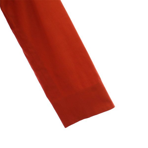 ボールジィトゥモローランド ノーカラー コート 38 レッド Ballsey