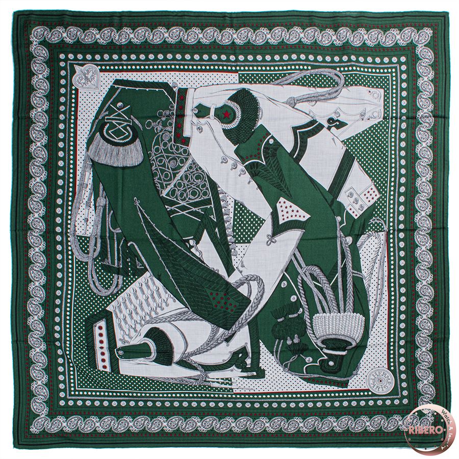 HERMES エルメス カレジェアン Zouaves et Dragons Bandana