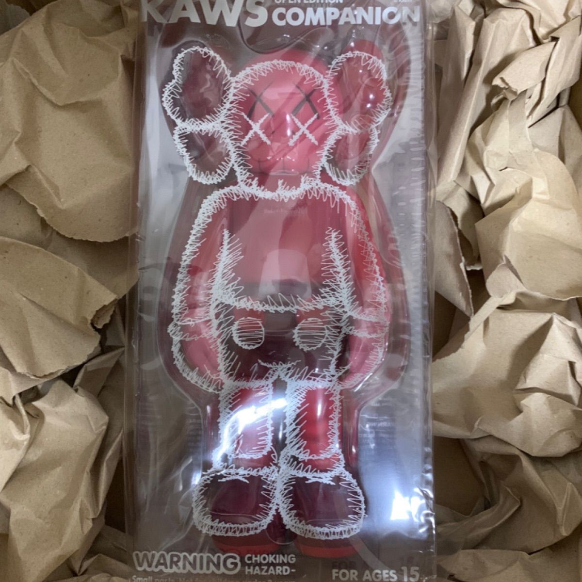 正規品」kaws medicom toy #7 companion blush - メルカリ