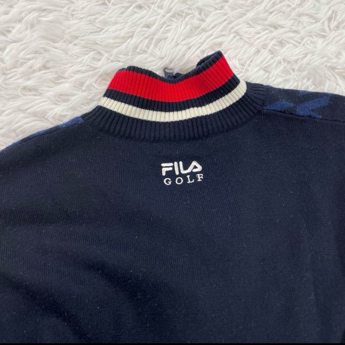 FILA GOLF ニットブルゾン 千鳥格子柄 XL ダブルジップ - メルカリ FILA GOLF ニットブルゾン 千鳥格子柄 XL ダブルジップ - メルカリ